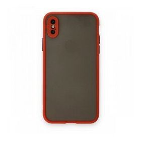 Tazador iPhone XS Montreal Kırmızı Silikon Kapak Kılıf