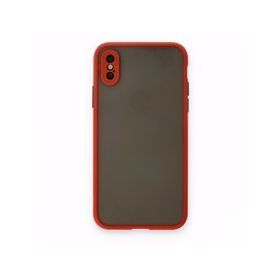 Tazador iPhone XS Montreal Kırmızı Silikon Kapak Kılıf