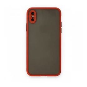 Tazador iPhone XS Montreal Kırmızı Silikon Kapak Kılıf