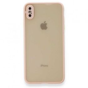 Tazador iPhone XS Montreal Pembe Silikon Kapak Kılıf
