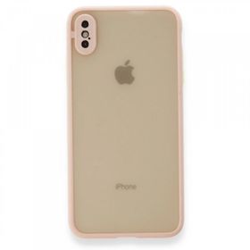 Tazador iPhone XS Montreal Pembe Silikon Kapak Kılıf