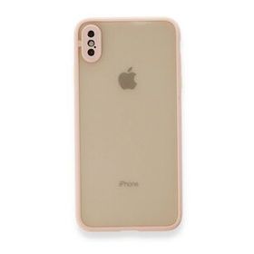 Tazador iPhone XS Montreal Pembe Silikon Kapak Kılıf
