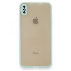 Tazador iPhone XS Montreal Turkuaz Silikon Kapak Kılıf