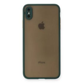 Tazador iPhone XS Montreal Yeşil Silikon Kapak Kılıf