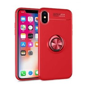 Tazador iPhone Xs Range Yüzüklü Kırmızı Silikon Kılıf