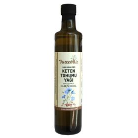 Tazemiz 500 ml Soğuk Pres Keten Tohumu Yağı