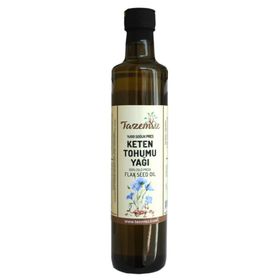 Tazemiz 500 ml Soğuk Pres Keten Tohumu Yağı
