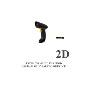 Tazga TSC-852 USB Kablosuz 2D Barkod Okuyucu