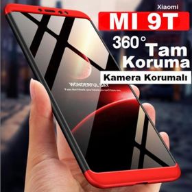 Tbkcase 582532353014 Xiaomi Mi 9T 360 Ays Sert Rubber Kapak Kırmızı Cep Telefonu Kılıf