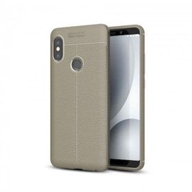 Tbkcase Xiaomi Redmi Note 6 Pro Deri Dokulu Siyah Nano Ekran Koruyucu Silikon Kılıf