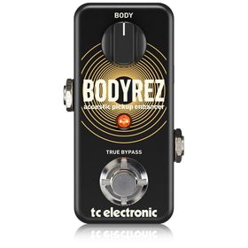 TC Electronic BodyRez Acoustic Pickup Enhancer Siyah Efekt Pedalı