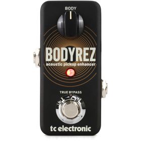 TC Electronic BodyRez Acoustic Pickup Enhancer Siyah Efekt Pedalı