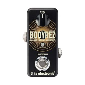 TC Electronic BodyRez Acoustic Pickup Enhancer Siyah Efekt Pedalı