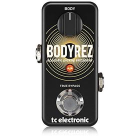 TC Electronic BodyRez Acoustic Pickup Enhancer Siyah Efekt Pedalı