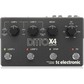 TC Electronic Ditto X4 Looper Gitar Siyah Efekt Pedalı