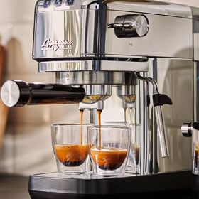 Tchibo Lapressa Manuel Paslanmaz Çelik Espresso Kahve Makinesi