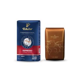 Tchibo Profesional Espresso Çekirdek Kahve 1 kg + Davidoff 500 gr Café Creme Çekirdek Kahve