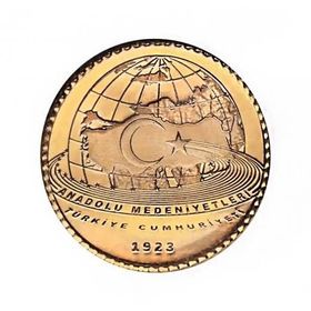 TCMB Darphane Türkiye Cumhuriyeti Anadolu Medeniyetleri Altın Sikke Coin