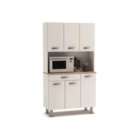 Tdesigno 120 cm Beyaz Amor Çok Amaçlı Mutfak Dolabı