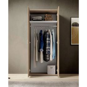 Tdesigno Ada 80 cm 2 Kapaklı Gardırop
