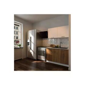 Tdesigno Adel 120 CM Ceviz Beyaz Mutfak Dolabı