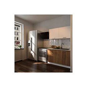 Tdesigno Adel 120 CM Ceviz Beyaz Mutfak Dolabı