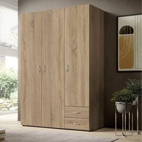 Tdesigno Ahu 20 cm 3 Kapaklı 2 Çekmeceli Gardırop