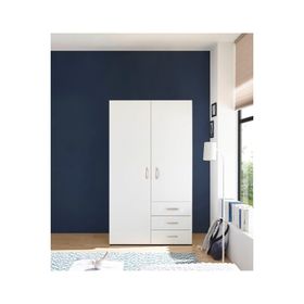 Tdesigno Akasya 100 cm 2 Kapaklı 3 Çekmeceli Gardırop