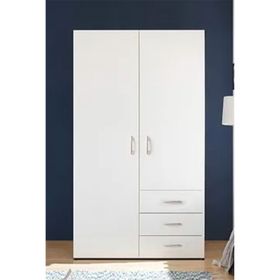 Tdesigno Akasya 100 cm 2 Kapaklı 3 Çekmeceli Gardırop