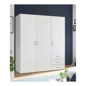 Tdesigno Akel 150 cm 3 Kapaklı 3 Çekmeceli Gardırop