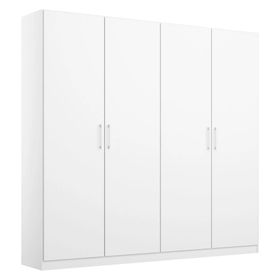 Tdesigno Almina 135 cm 3 Kapaklı Beyaz Gardırop