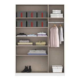 Tdesigno Almina 135 cm 3 Kapaklı Gardırop