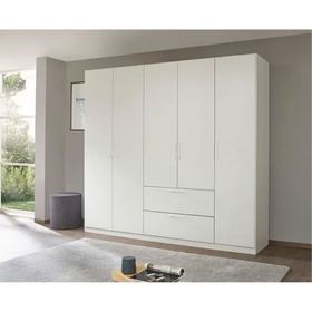 Tdesigno Araz 225 cm 5 Kapaklı 2 Çekmeceli Gardırop