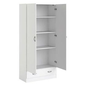 Tdesigno Aysu 80 cm 2 Kapaklı 1 Çekmeceli Gardırop
