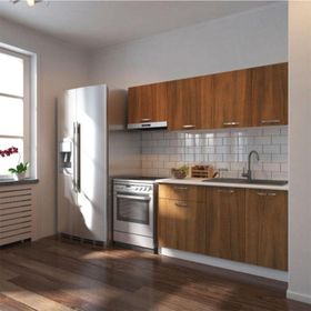 Tdesigno Ceviz Miray 200 cm Mutfak Dolabı