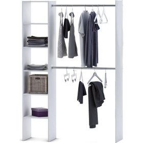 Tdesigno Efil Beyaz 140 CM Gardırop
