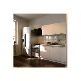 Tdesigno Eftalya 140 CM Beyaz Mutfak Dolabı