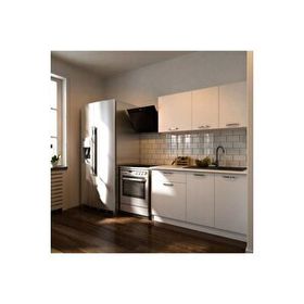 Tdesigno Eftalya 140 CM Beyaz Mutfak Dolabı