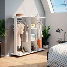 Tdesigno Funda 80 cm Beyaz Gardırop