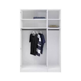 Tdesigno Güner 120 CM Beyaz Gardırop