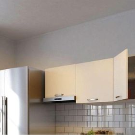 Tdesigno Melodi 200 cm Beyaz Üst Mutfak Dolabı