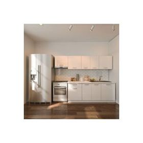 Tdesigno Nevra 260 CM Beyaz Mutfak Dolabı