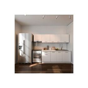 Tdesigno Nihal 260 cm Beyaz Mutfak Dolabı