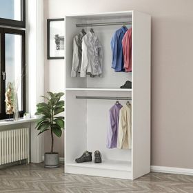 Tdesigno Ren 80 cm Beyaz Gardırop
