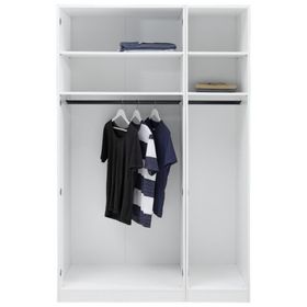 Tdesigno Sezin 120 cm Beyaz Gardırop