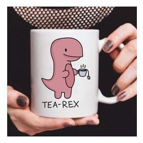 Tea Rex Baskılı Kupa