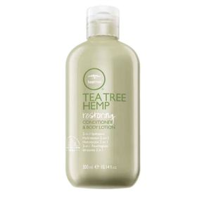 Tea Tree Oil 300 ml Hemp Kenevir Özlü Vegan Saç Vücut Bakım Şampuanı