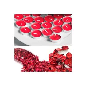 Tealight 25 Adet Kırmızı Mum