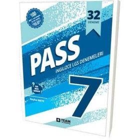 Team Elt Publishing - Pass 7 - 32 Adet Yeni Nesil LGS Deneme Sınavı