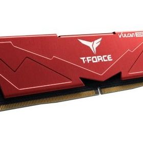 Team FLRD516G6000HC38J01 T-Force 16 GB Vulcan Red 6000 Mhz CL38 DDR5 RAM